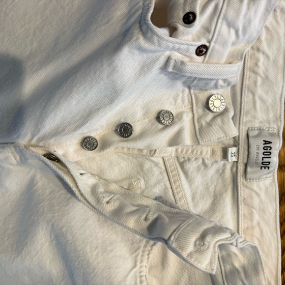 Agolde Luna Frayed Hem Jeans - Picture 5 of 9